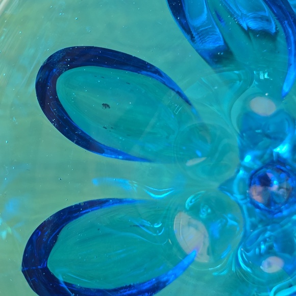 Elegant Blue Glass Candy Jar - Picture 5 of 12